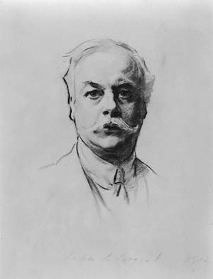 Kenneth Grahame by John Singer Sargent, 1912.  Public domain.