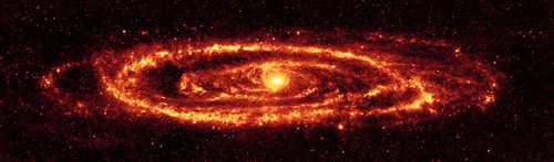 Andromeda galaxy.  Nasa photo, public domain