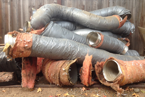 Day 1 - a portion of the old ducts