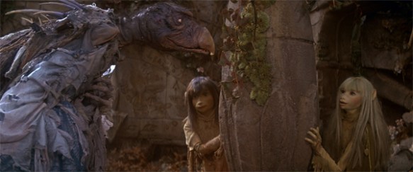 The Dark Crystal: Jen and Kira confront a Skeksis at The House of the Old Ones